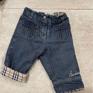 Baby girl Burberry jeans 6 months